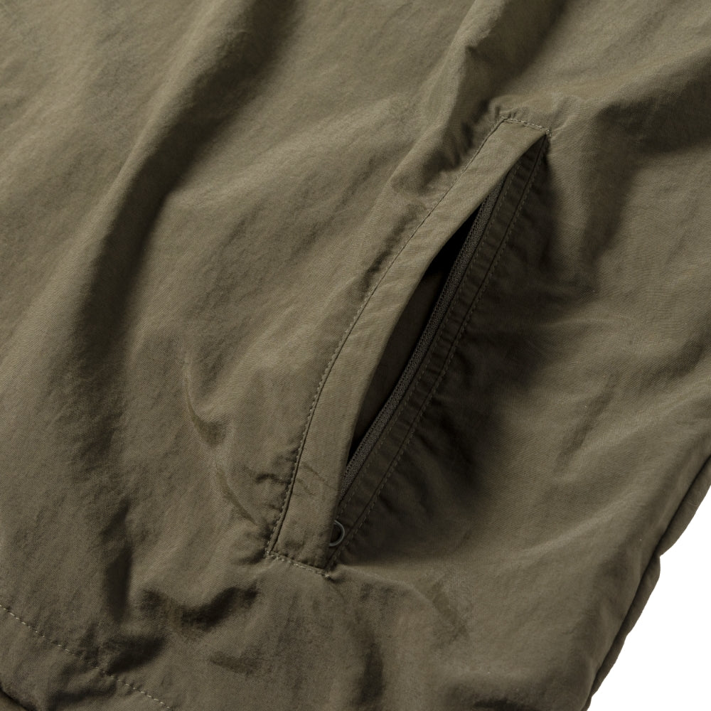 BANDEL バンデル NYLON ANORAK HOODIE ハーフジップフーディー BNS-3SAHD KAHKI カーキ