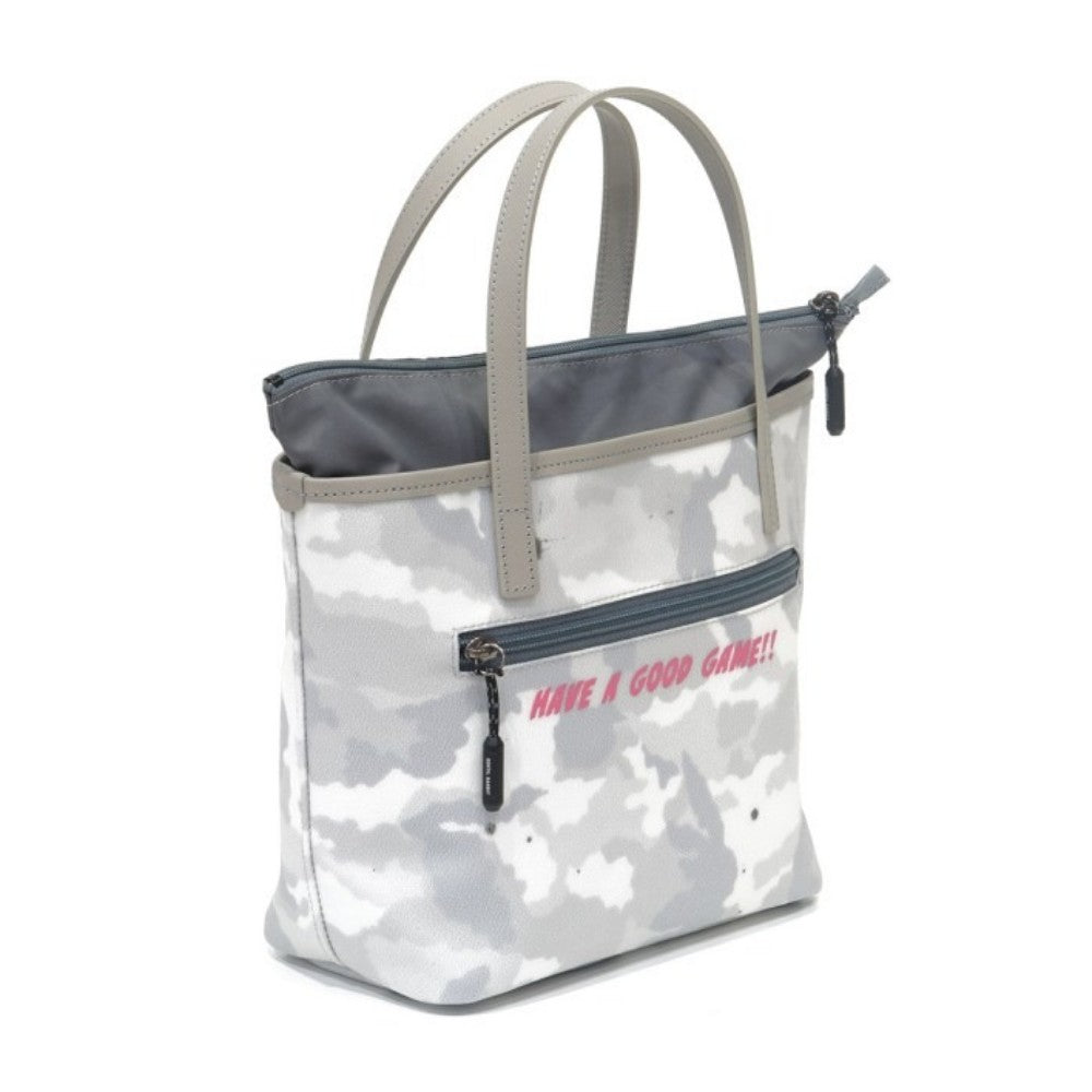 GENTIL BANDIT ジャンティバンティ FAIRWAY MOB ラウンドトートバッグ GBFM02 WHITE CAMO【PINK LOGO】