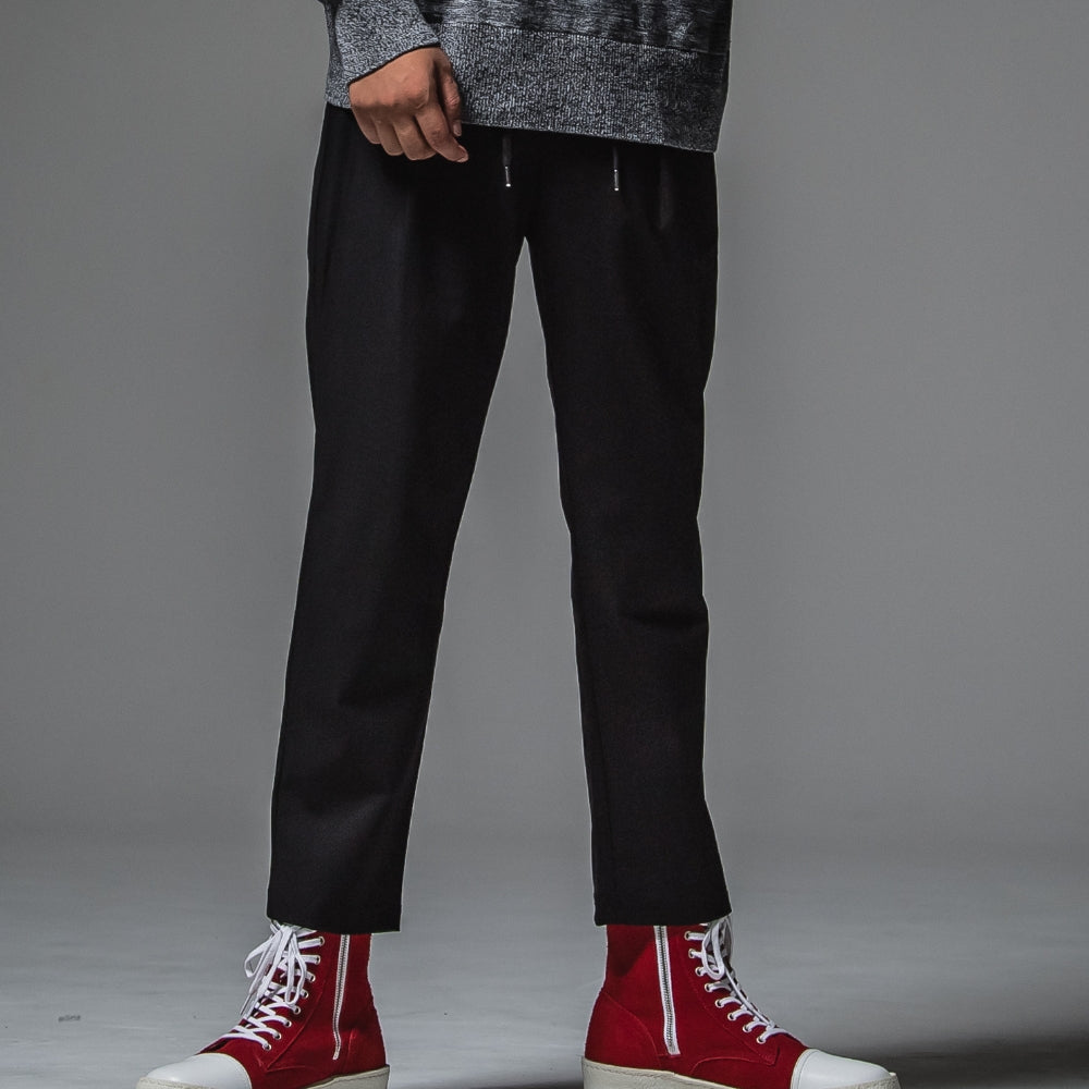 RESOUND CLOTHING リサウンド クロージング ロングパンツ Martin 2TUCK PANTS RC30-ST-035 BLACK