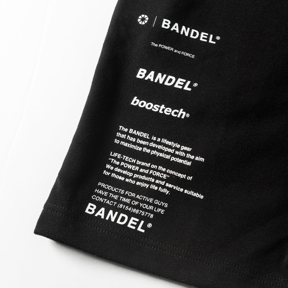 BANDEL バンデル ショートパンツ セットアップ VARIOUS LOGO SHORT PANTS SP008 BLACK ブラック