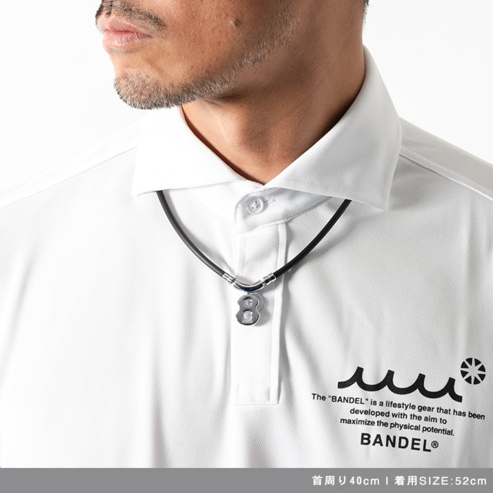 BANDEL muta バンデル ムータ ネックレス Healthcare Necklace Eight HLCNE-MT BLACK SILVER ブラック シルバー
