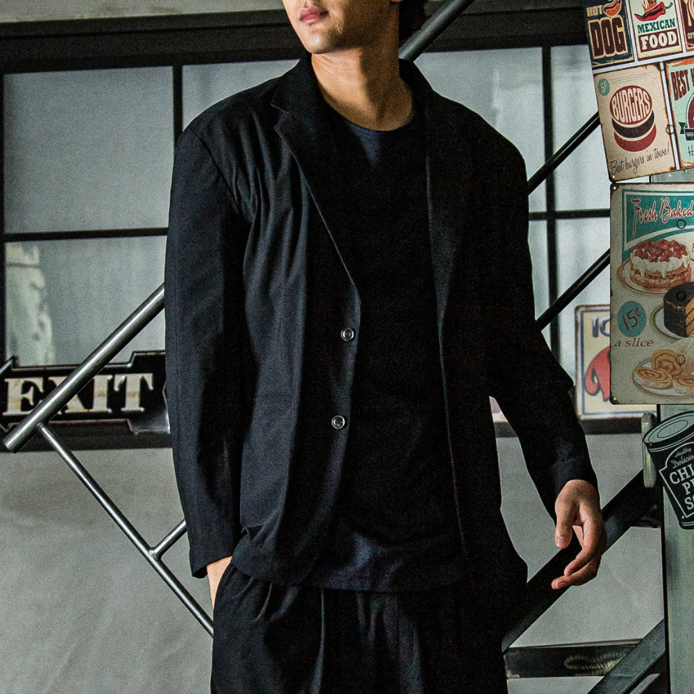 RESOUND CLOTHING リサウンド クロージング ジャケット NYLON Martin JACKET RC31-JK-002 BLACK