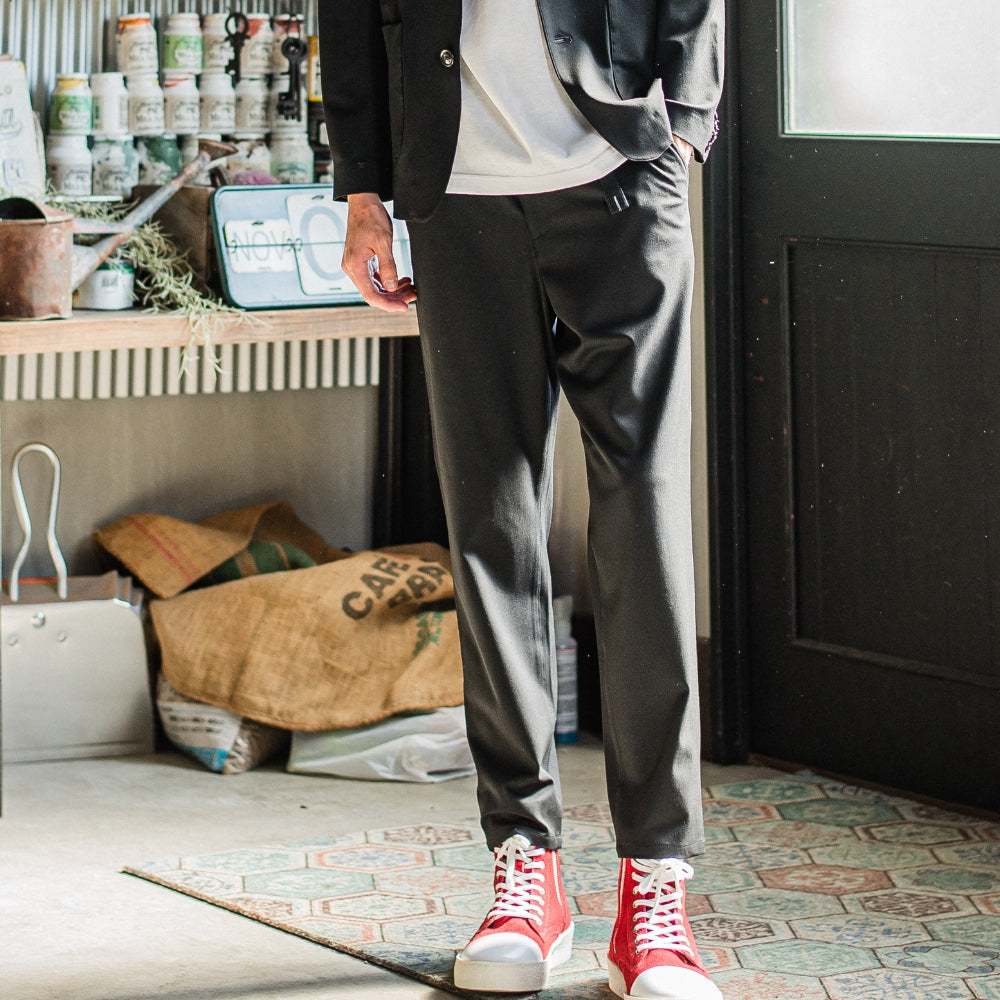 RESOUND CLOTHING リサウンド クロージング ロングパンツ PAT WIDE EASY PANTS RC31-ST-036 BLACK