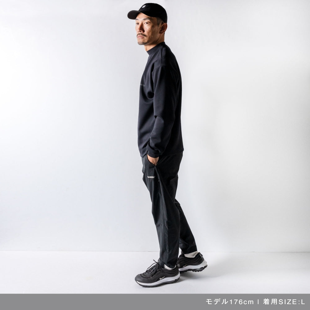 BANDEL バンデル モックネック CONCEPT NOTES L/S MOCK NEC BLACK ブラック