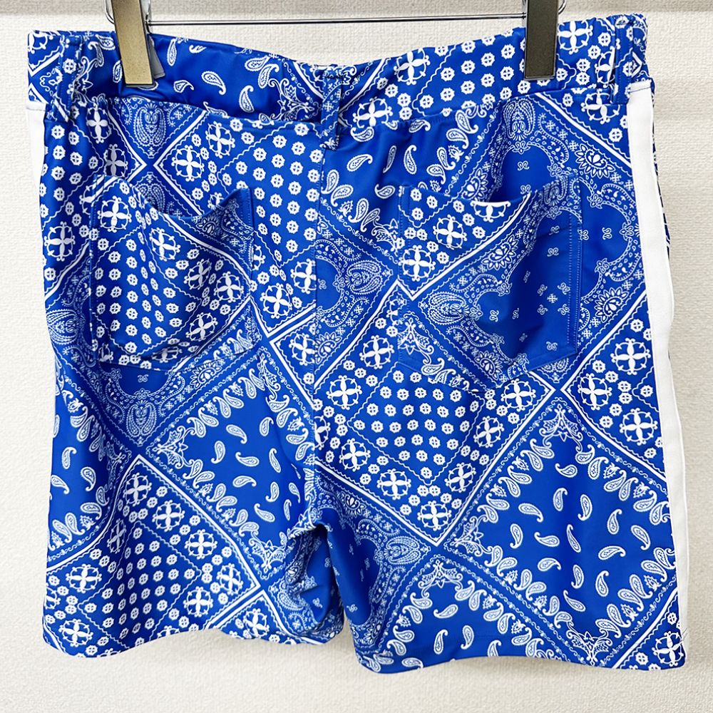 RESOUND CLOTHING リサウンド クロージング RC32-HP-002 ラッシュ ハーフパンツ セットアップ RUSH SHORTS BANDANA BULE バンダナ ブルー 高岡蒼佑さん着用アイテム