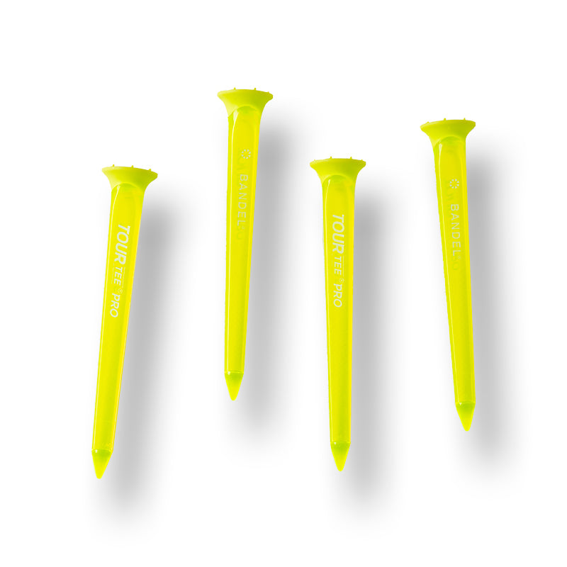 TOURTEE Pro 4 pieces set BG-TTP01-4 ツアーティー プロ 4本 特殊ラバー加工 / Neon Yellow