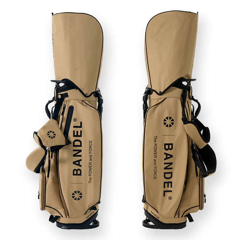 BANDEL × elitegrips D-Type 9.5inch キャディバッグ BGE-6SCB スタンド仕様 軽量 / BEIGE