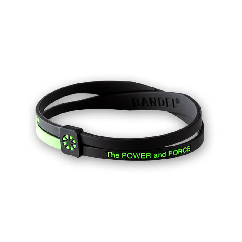 BANDEL バンデル Double ダブル Bracelet Black×Green DBLB Black×Green