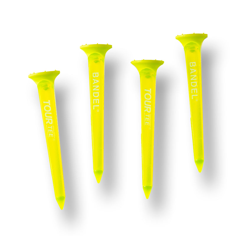 TOURTEE LONG 4 pieces set BG-TTL01-4 ツアーティー ロング 4本 特殊ラバー加工 / Neon Yellow