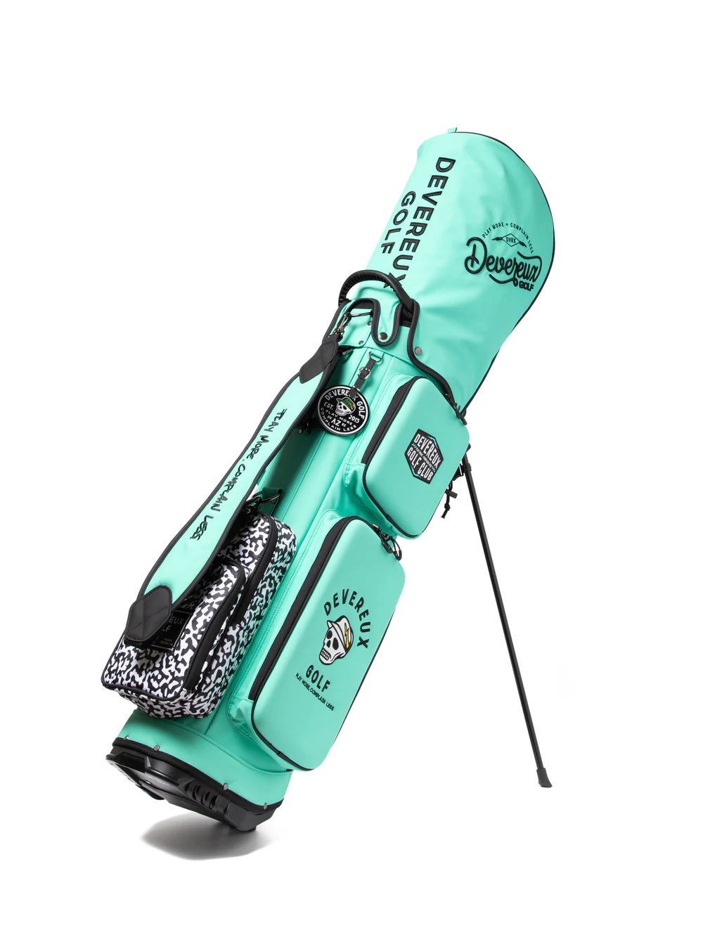 DEVEREUX GOLF Deep Side Pocket Caddie Bag/ディープサイドポケットキャディーバッグ 763474846-AQUA