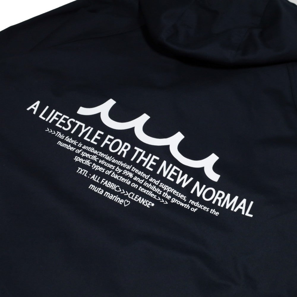 muta MARINE ムータマリン ブルゾンコート CLEANSE HOODED BLOUSON COAT MMJC-443060 NAVY