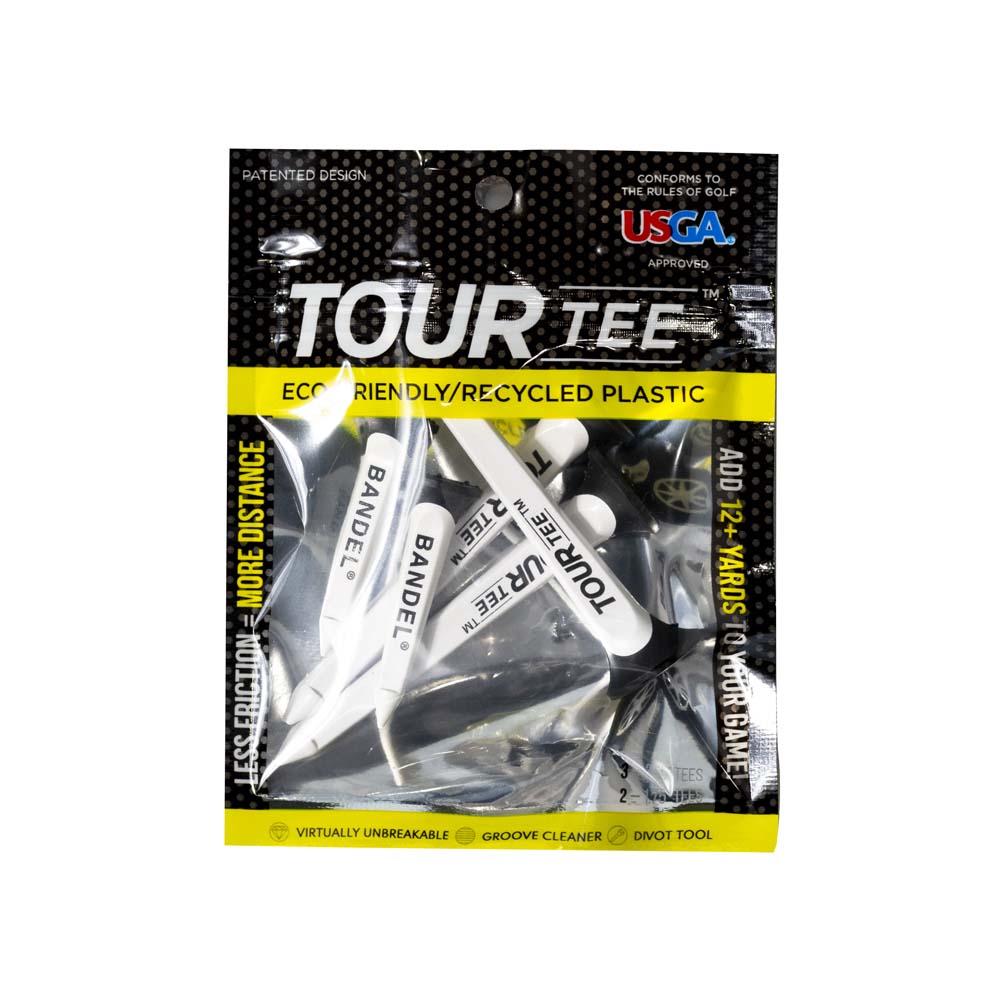 BANDEL GOLF バンデルゴルフ TOUR TEE ツアーティー LONG SHORT 5 pieces set BG-TTAS001 WHITE BLACK ホワイト ブラック