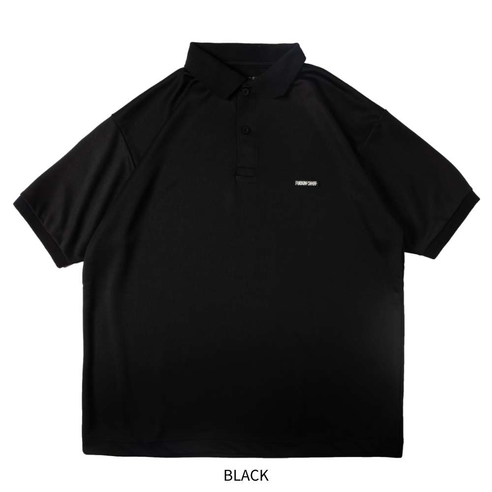 BANDEL GOLF バンデルゴルフ ポロシャツ FS VERTICAL LOGO SMOOTH POLO BG-FSSP001 BLACK ブラック