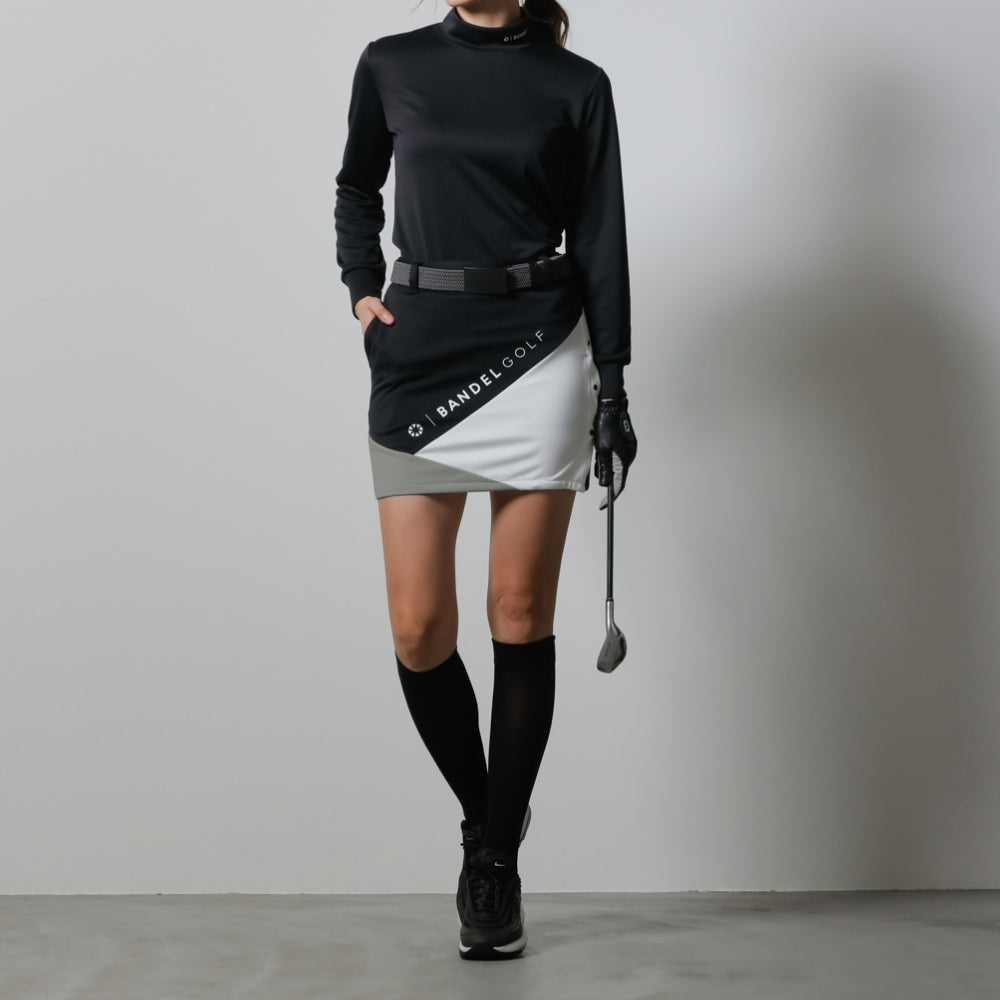 BANDEL GOLF バンデルゴルフ モックネック ロング BASIC L/S MOCK T SHIRTS BGI-WBLSM BLACK ブラック