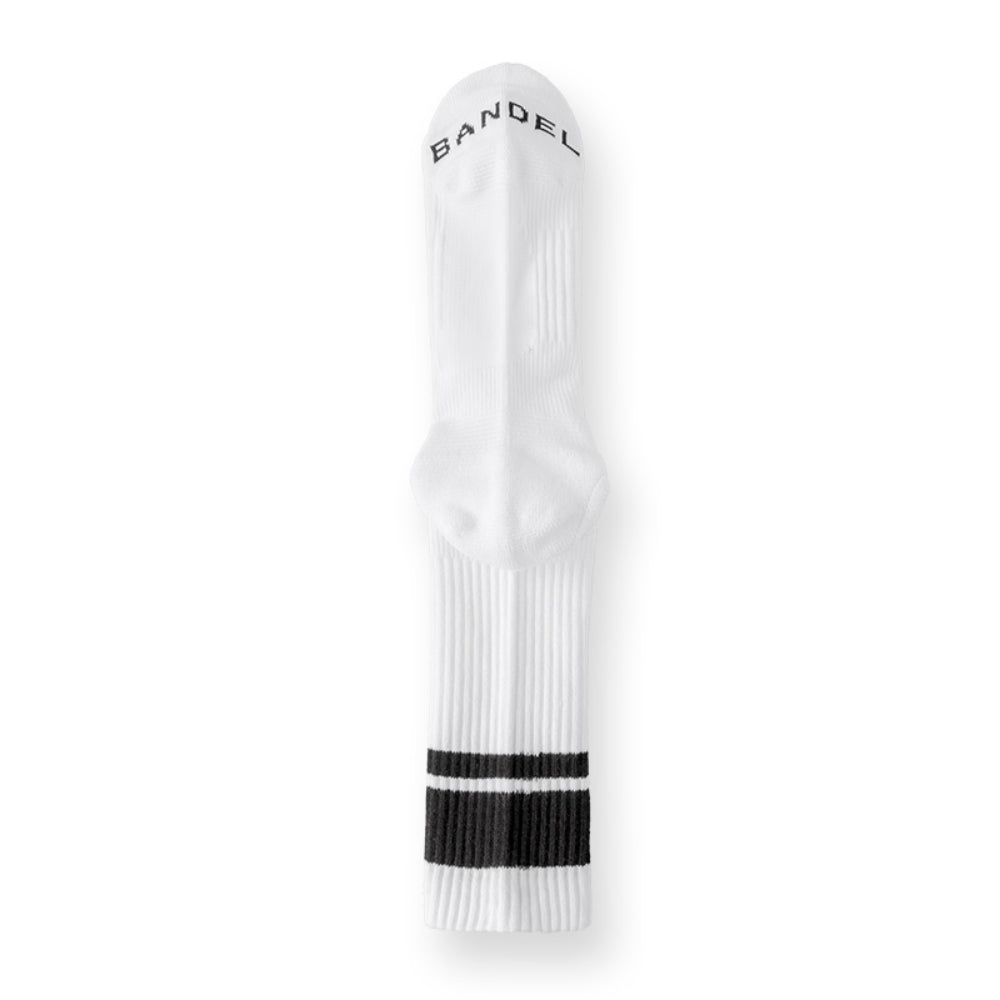 BANDEL バンデル コンプレッション ソックス COMPRESSION SOCKS MIDDLE BOLDER BG-SK003 WHITE BLACK ホワイト