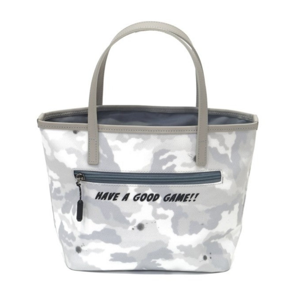 GENTIL BANDIT ジャンティバンティ FAIRWAY MOB ラウンドトートバッグ GBFM02 WHITE CAMO【BLACK LOGO】