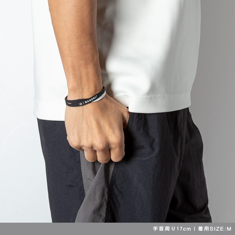 BANDEL バンデル Double ダブル Bracelet Black×White DBLB Black×White