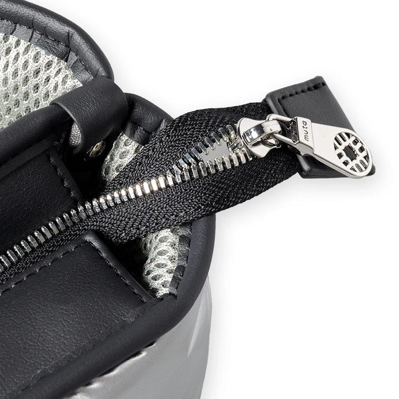 BANDEL×muta ダブルフェイストートバッグ SILVER