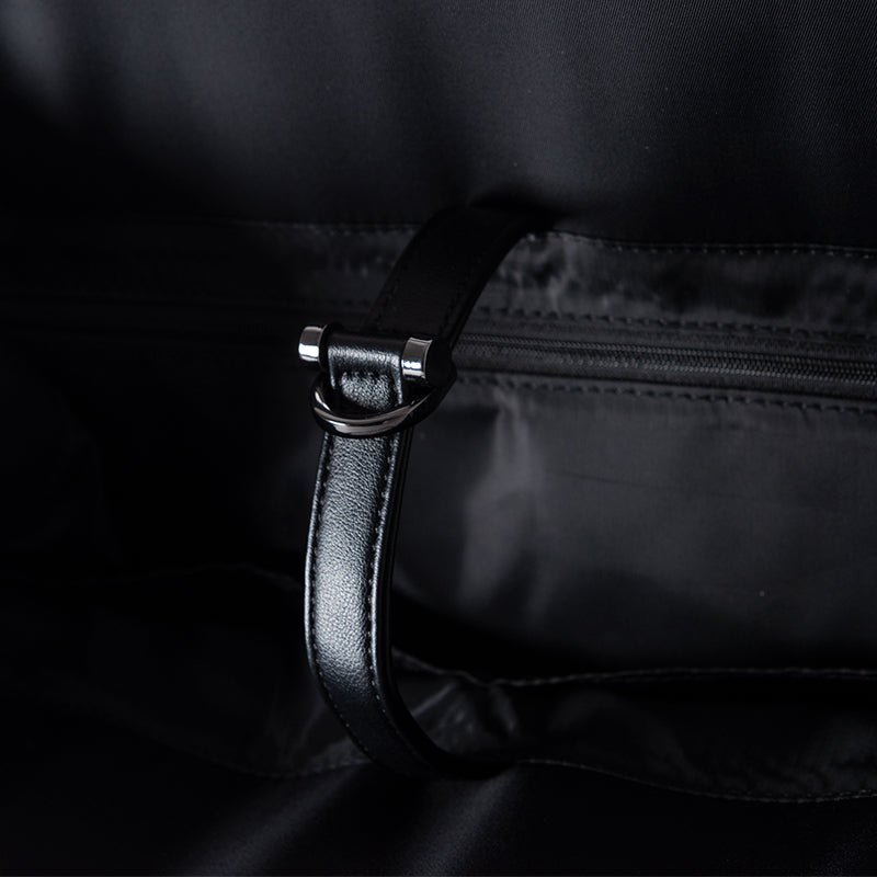 LEATHER HANDLE BOSTON BAG BGJ-5SLHBB ボストンバッグ レザー 本革 / BLACK