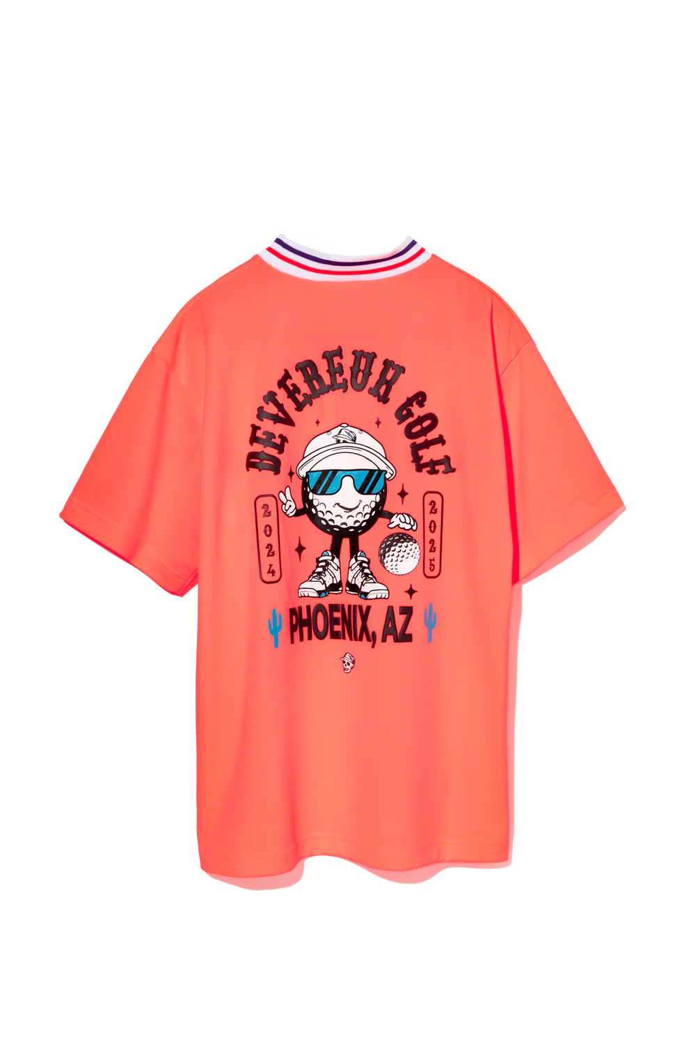 DEVEREUX ARIZONAアクティブリブモックネックTEE 763572011 ORANGE