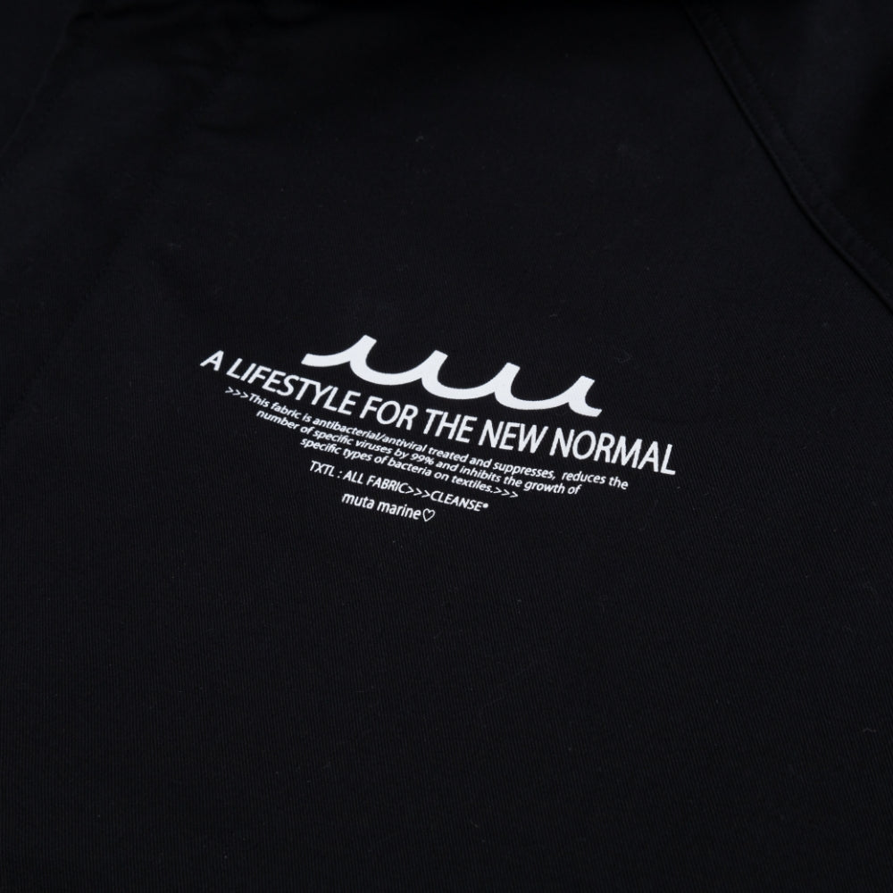 muta MARINE ムータマリン ブルゾンコート CLEANSE HOODED BLOUSON COAT MMJC-443060 BLACK