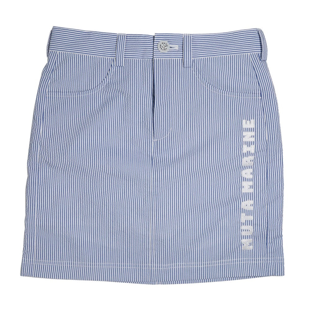 muta MARINE ムータマリン COOL MAX® シアサッカー スカート MMMK-445007 BLUExWHITE