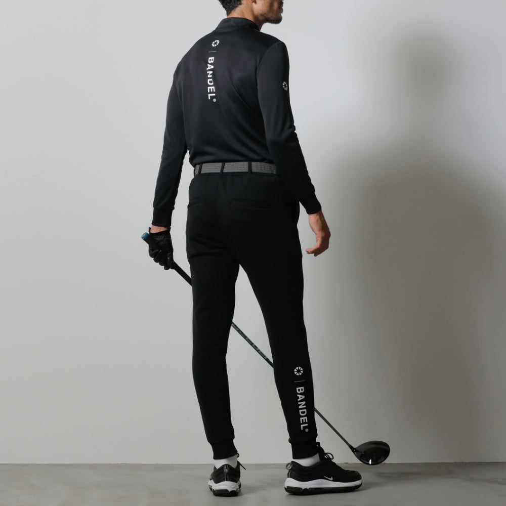 BANDEL GOLF バンデルゴルフ モックネック ロング BASIC L/S MOCK T SHIRTS BGI-BLSM BLACK ブラック