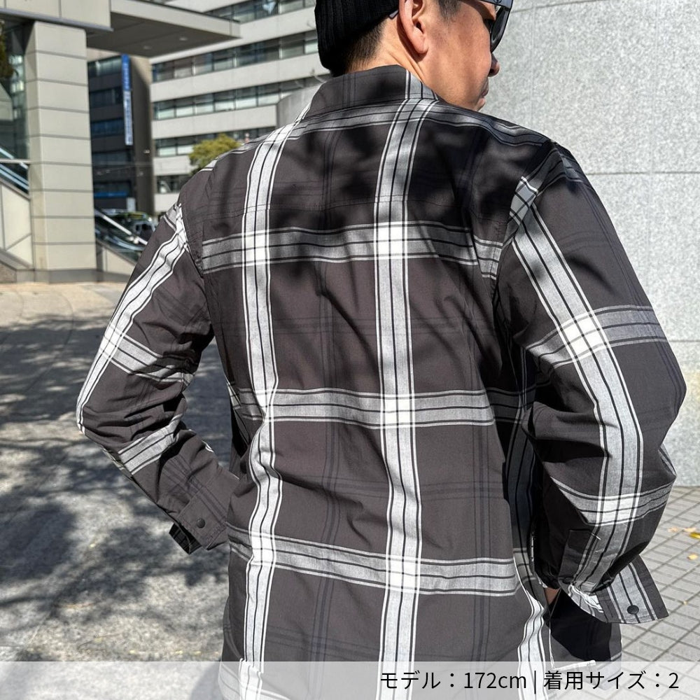 RESOUND CLOTHING リサウンド クロージング シャツジャケット CheckShirt JACKET RC27-SH-002 BLACK 【TRANSIT別注モデル】