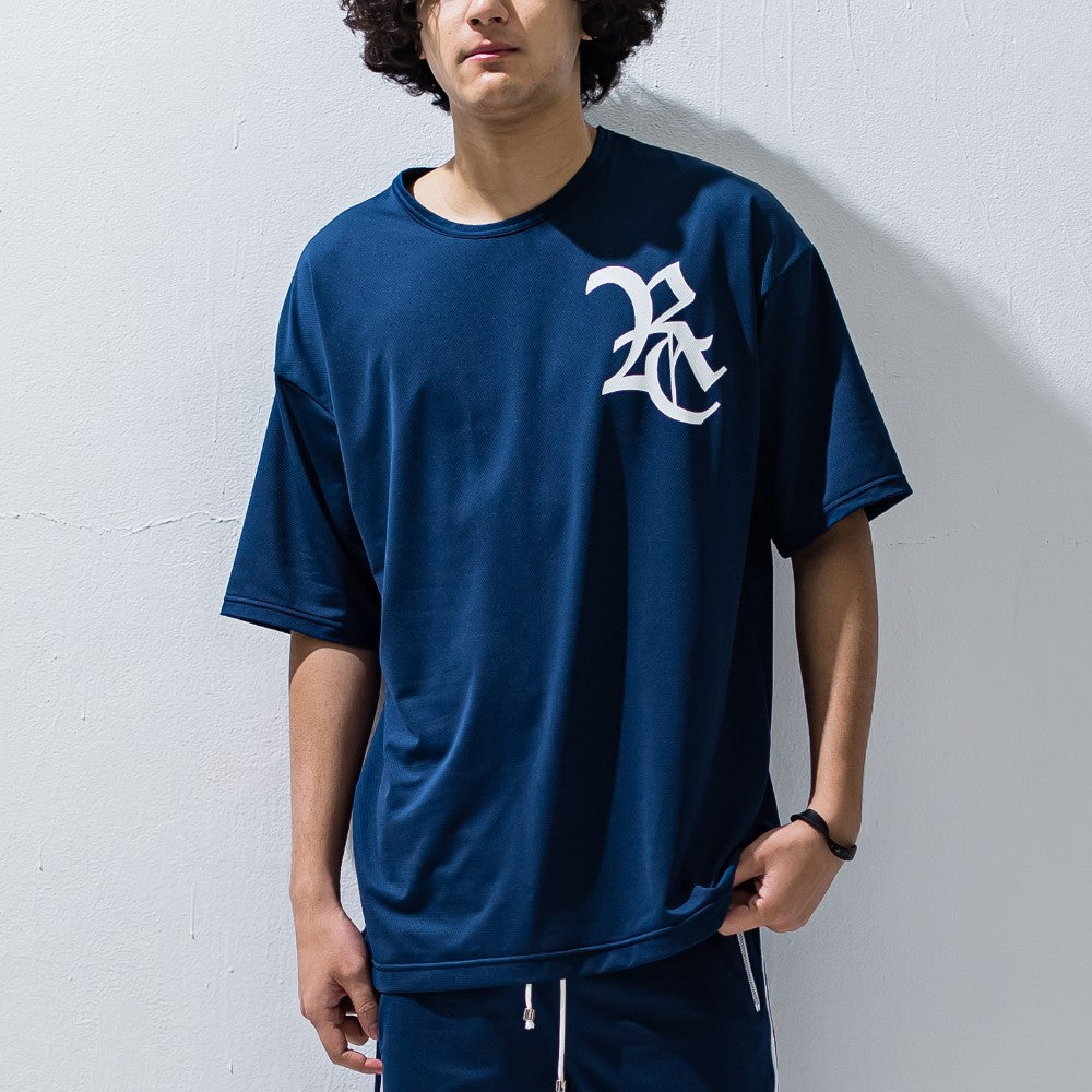 RESOUND CLOTHING リサウンド クロージング Tシャツ RC ROGO MESHLOOSE TEE RC28-T-004 NAVY