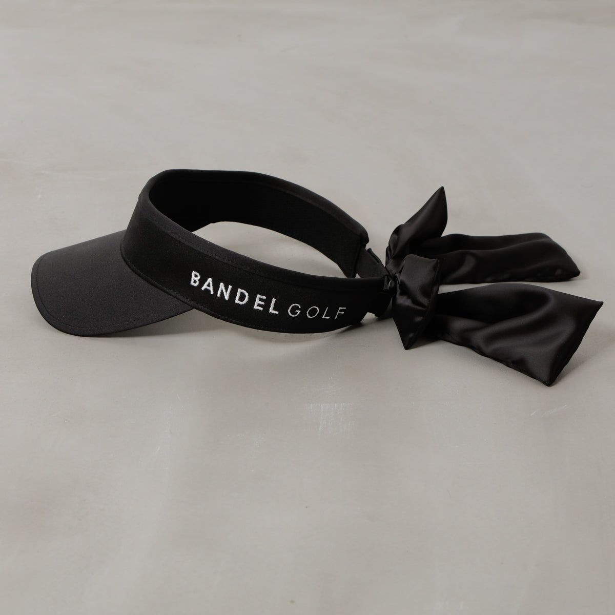 BANDEL GOLF バンデルゴルフ サンバイザー SUN VISOR WITH RIBBON BGI-3SRSV BLACK ブラック