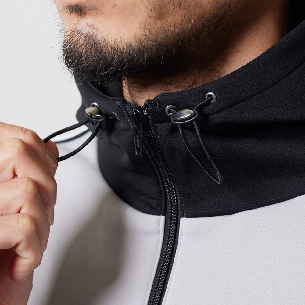 BANDEL GOLF バンデルゴルフ ジップパーカー BICOLOR ZIP PARKA BGI-3ABZPK GRYxWHTxBLK グレー ブラック