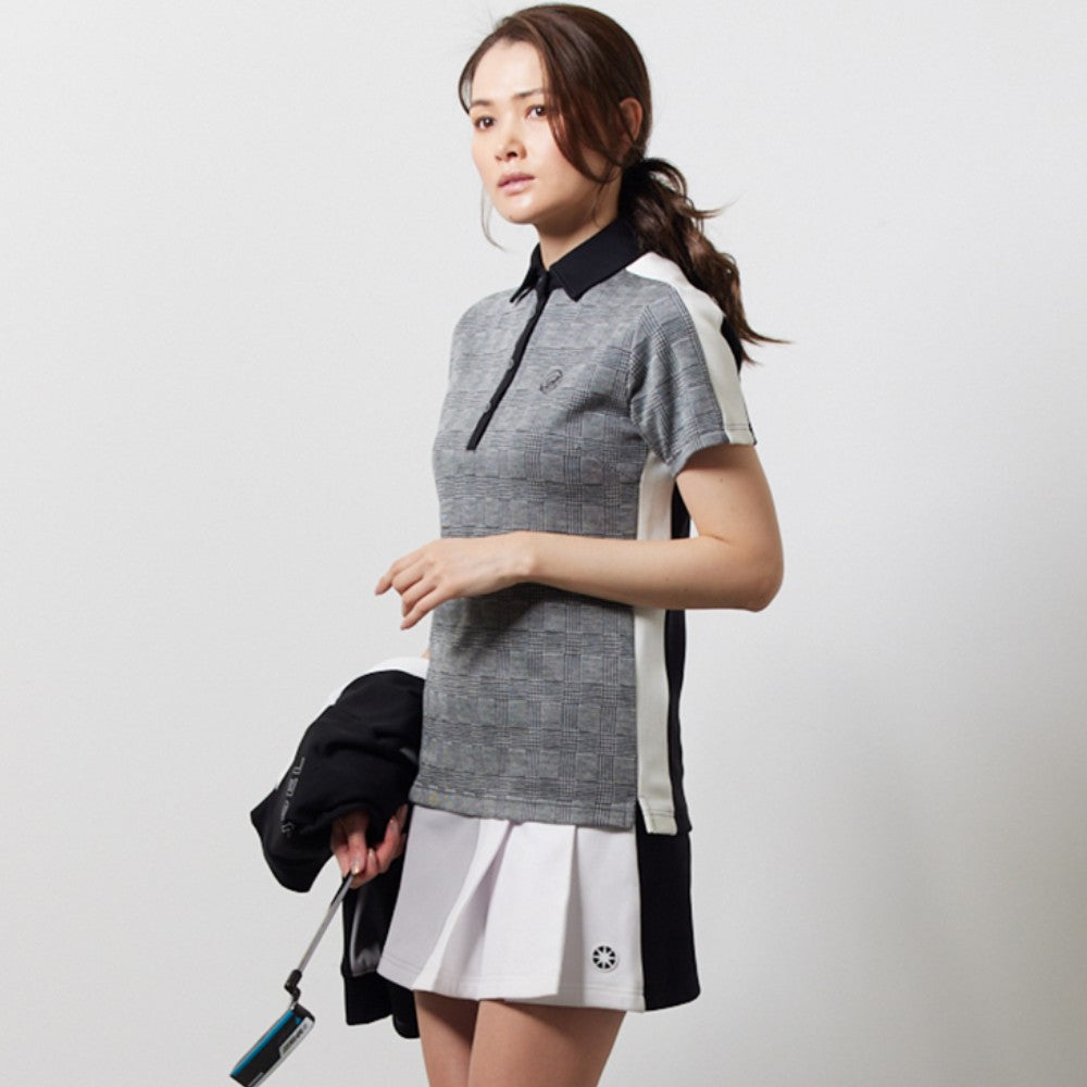 BANDEL GOLF バンデルゴルフ スカート WOMENS BICOLOR PLEATS SKIRT BGI-W3ABPSK GRYxWHTxBLK