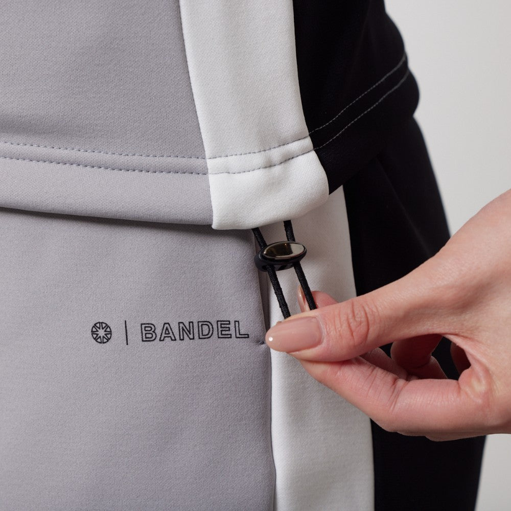 BANDEL GOLF バンデルゴルフ ジップパーカー WOMENS BICOLOR ZIP PARKA BGI-W3ABZPK GRYxWHTxBLK グレー ブラック