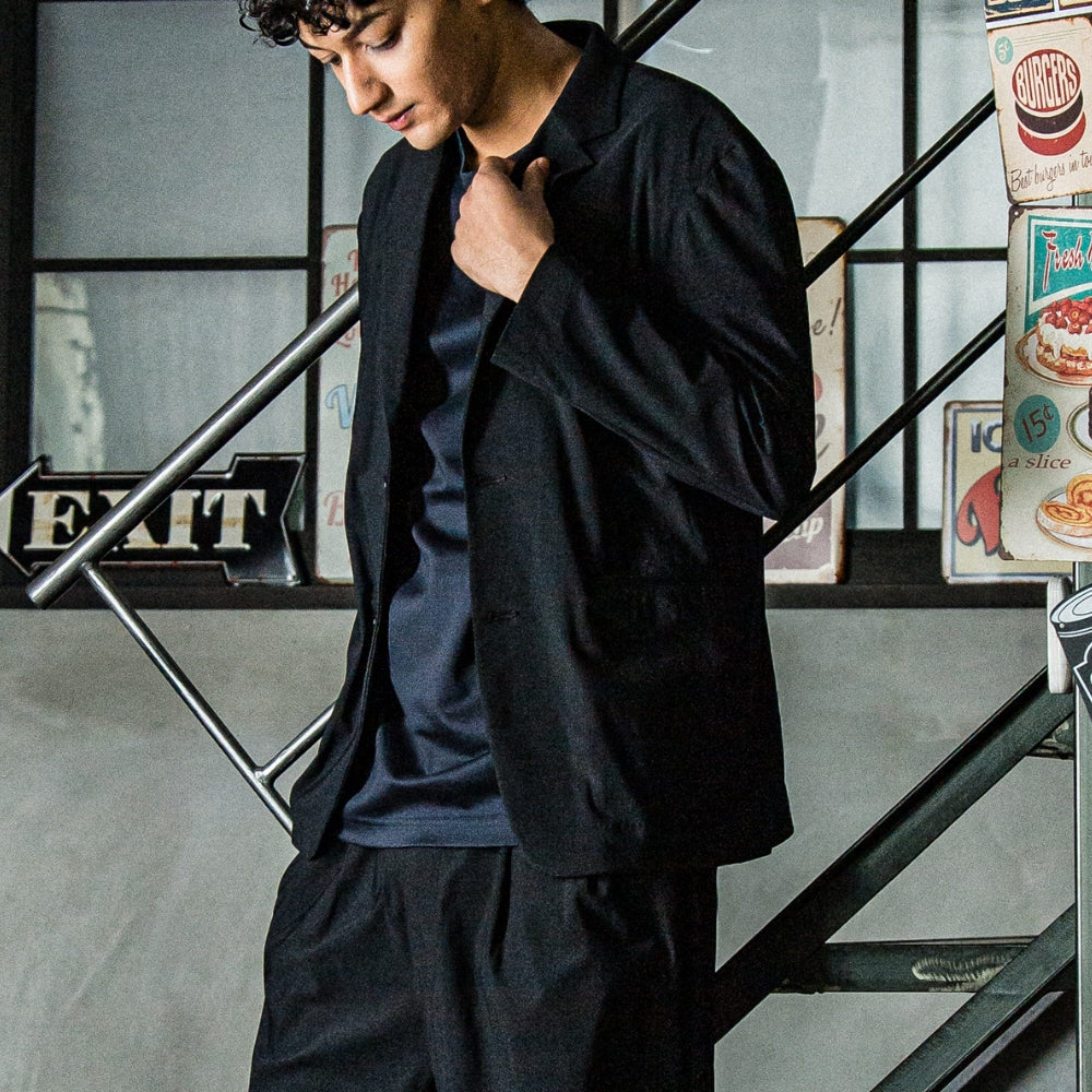 RESOUND CLOTHING リサウンド クロージング ジャケット NYLON Martin JACKET RC31-JK-002 BLACK