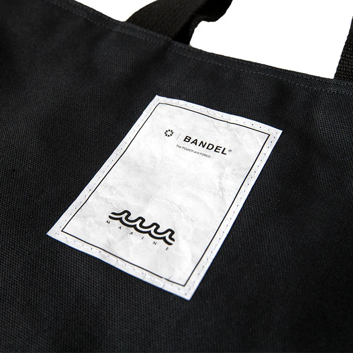 BANDEL×mutaシリコンロゴキャンパストート