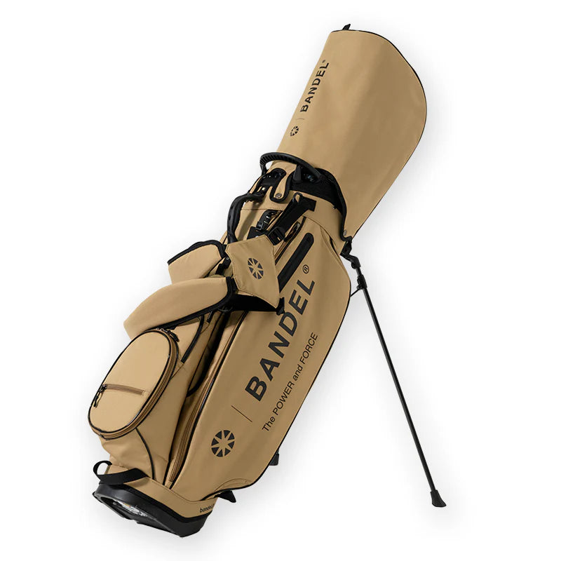 BANDEL × elitegrips D-Type 9.5inch キャディバッグ BGE-6SCB スタンド仕様 軽量 / BEIGE