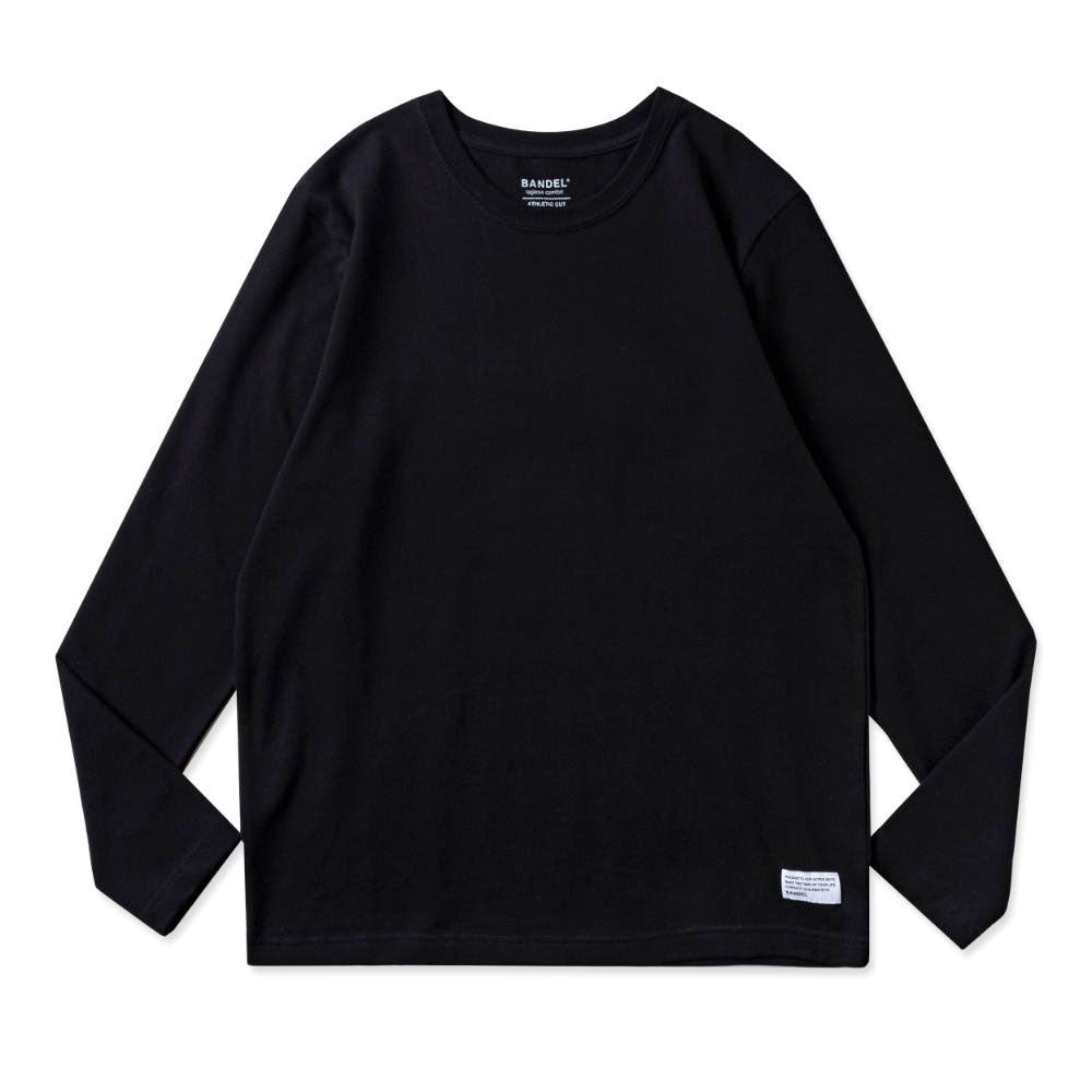 BANDEL バンデル ロンT Woven Label BAN-LT021 BLACK ブラック