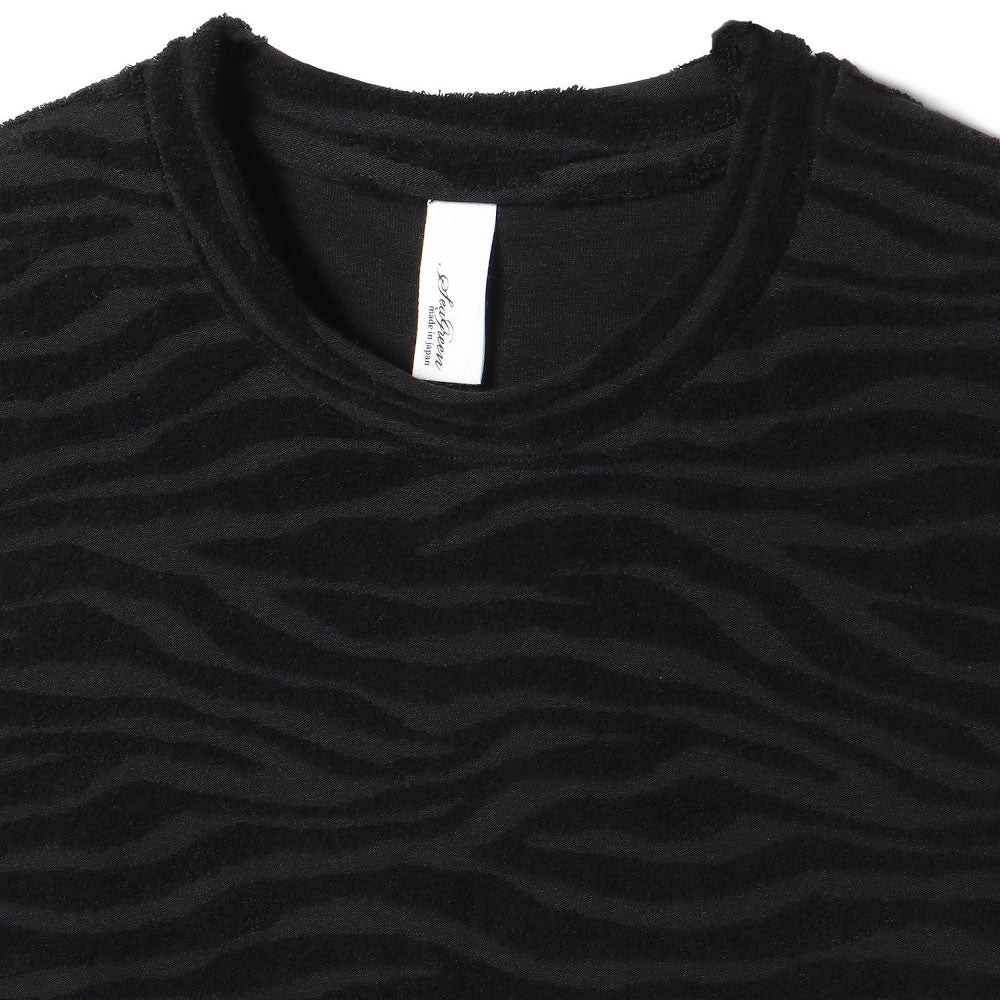 ZEBRA PILE JQ MSEA21S8206-M Tシャツ / BLACK