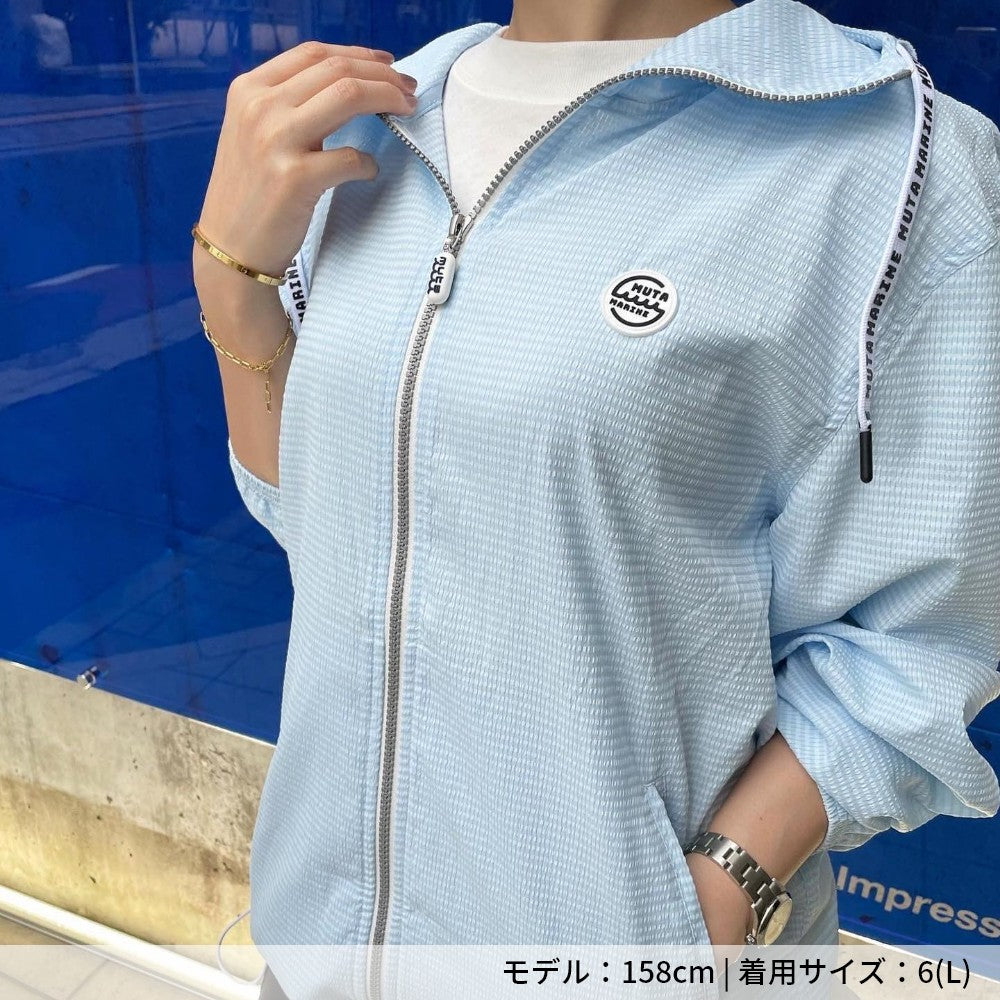 muta MARINE ムータマリン DotAir® ポーチ IN パーカー MMMK-443069 BLUE