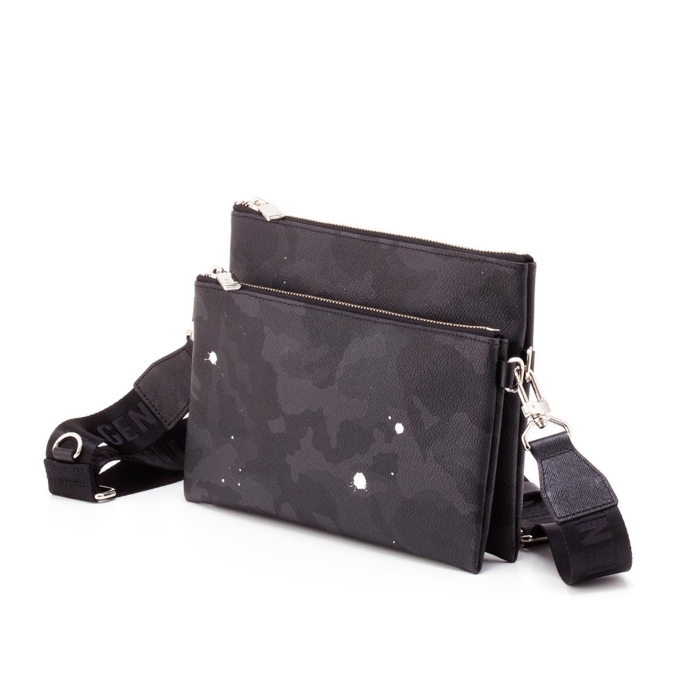 GENTIL BANDIT ジャンティバンティ ダブルミニショルダーバッグ ブラックカモ GB2002 BLACKxCAMO