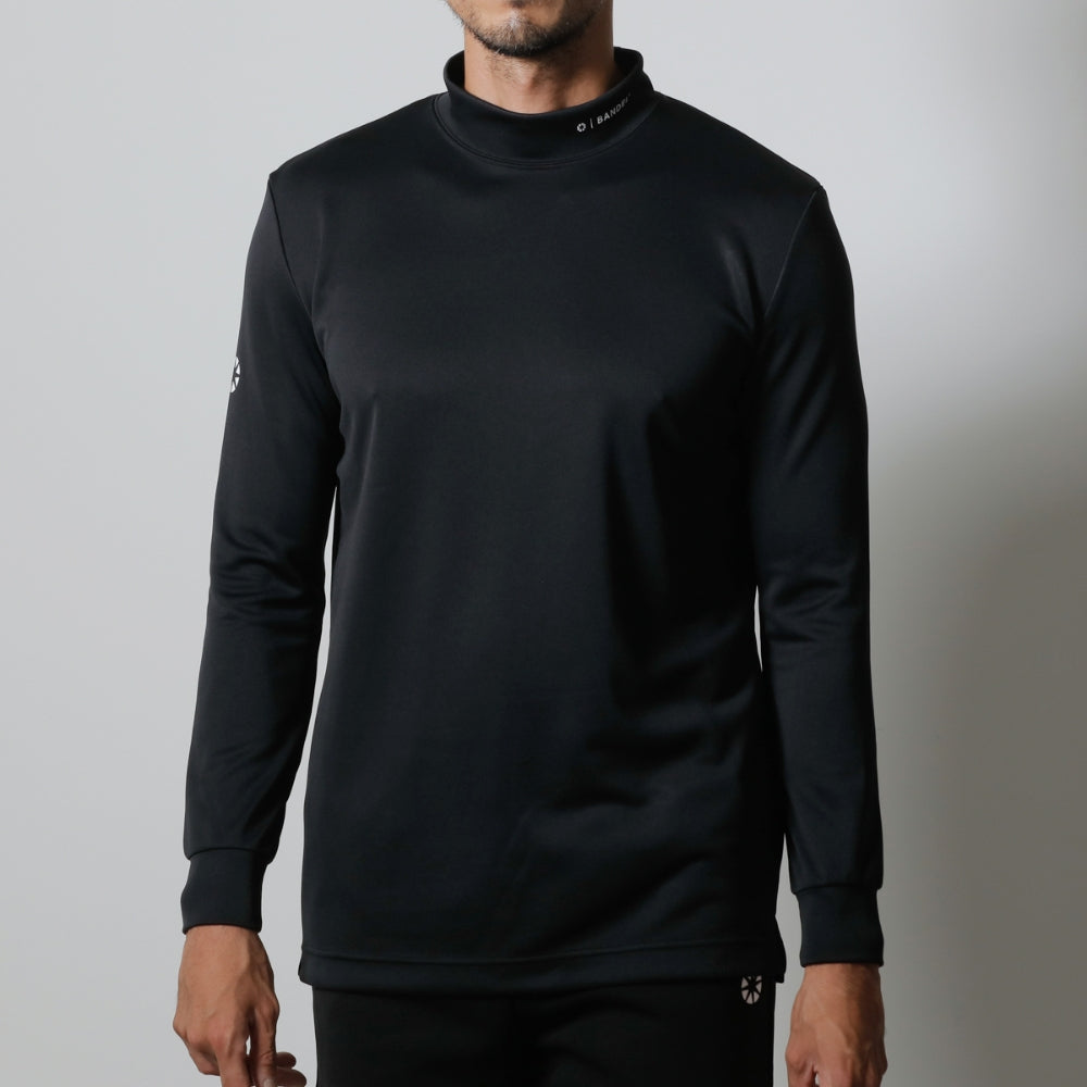 BANDEL GOLF バンデルゴルフ モックネック ロング BASIC L/S MOCK T SHIRTS BGI-BLSM BLACK ブラック