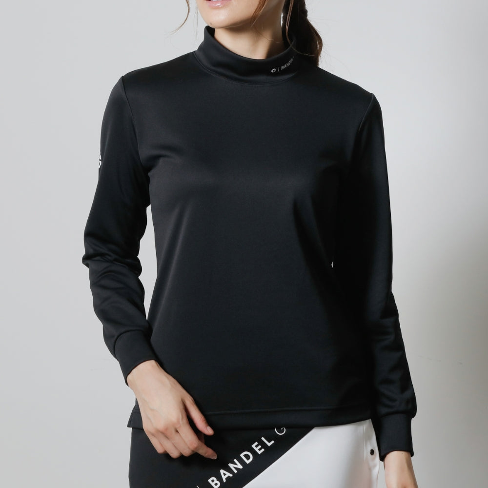 BANDEL GOLF バンデルゴルフ モックネック ロング BASIC L/S MOCK T SHIRTS BGI-WBLSM BLACK ブラック