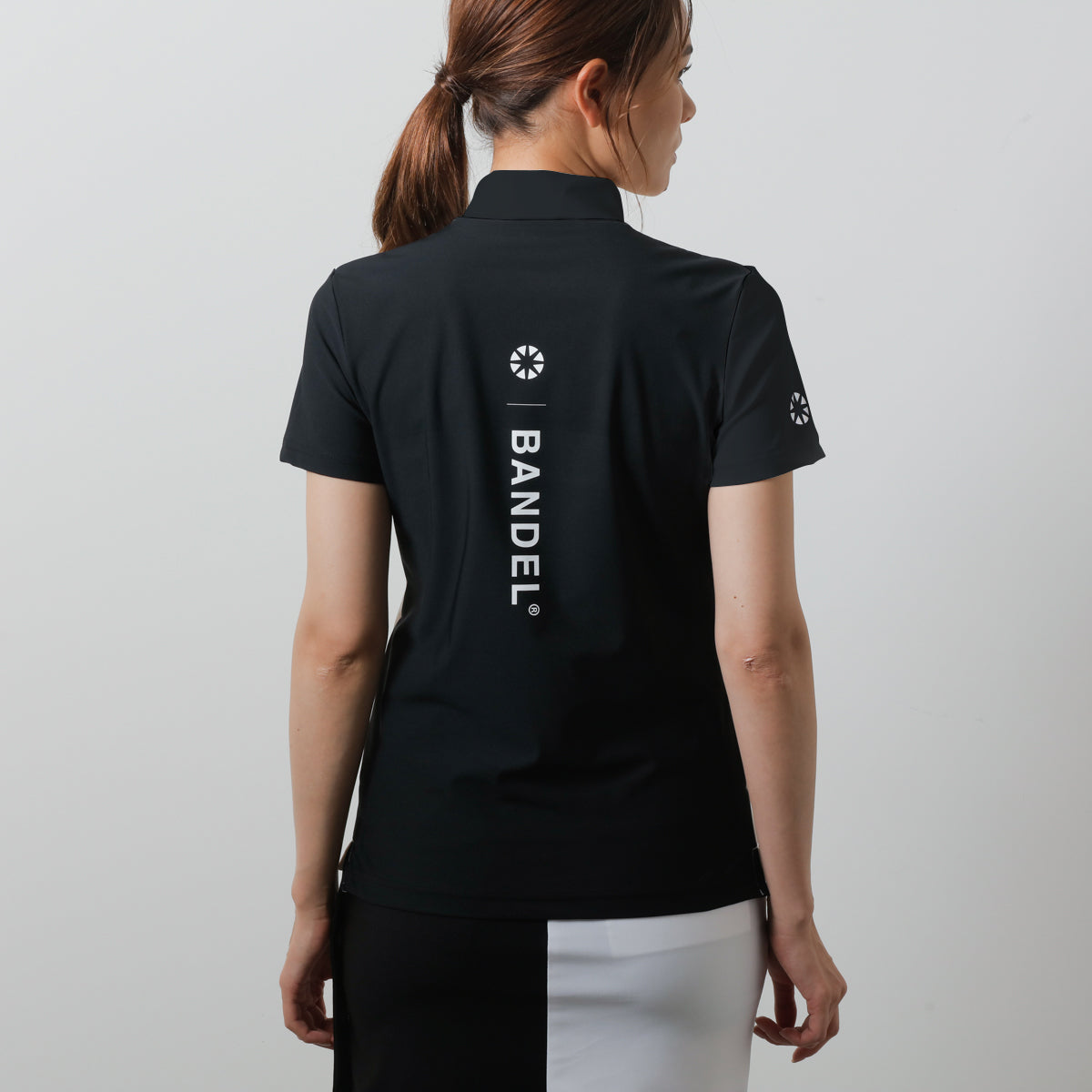 BANDEL GOLF バンデルゴルフ モックネック WOMENS BASIC COMBINATION BGI-W3SCMC BLACK ブラック