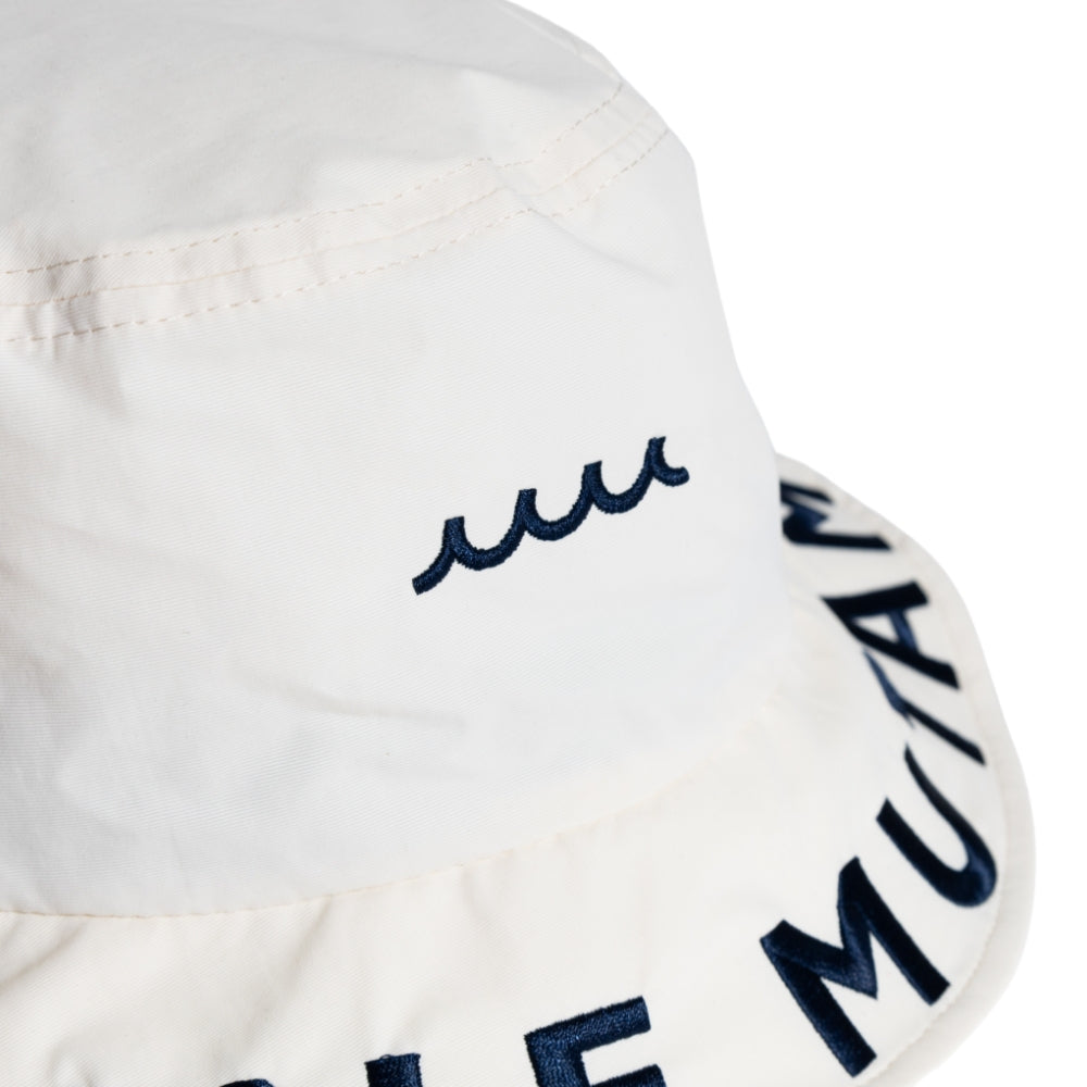 muta MARINE ムータマリン ロゴラウンド バケットハット MMST-622152 WHITE