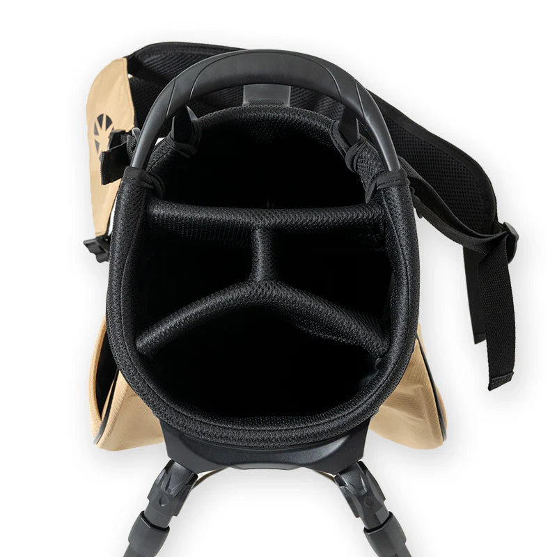 BANDEL × elitegrips D-Type 9.5inch キャディバッグ BGE-6SCB スタンド仕様 軽量 / BEIGE