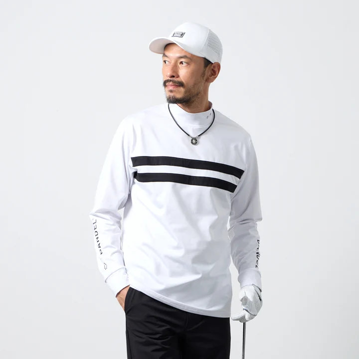 BANDEL GOLF チェストラインL/S モックネック