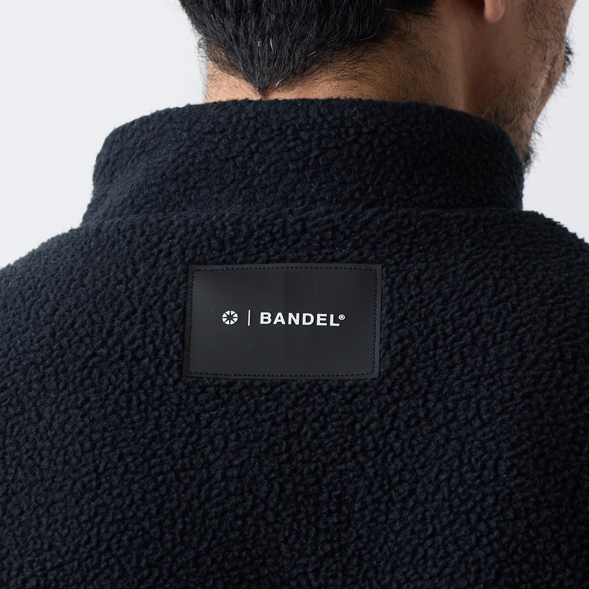 BANDEL GOLF スタンドカラー フリースブルゾン BLACK