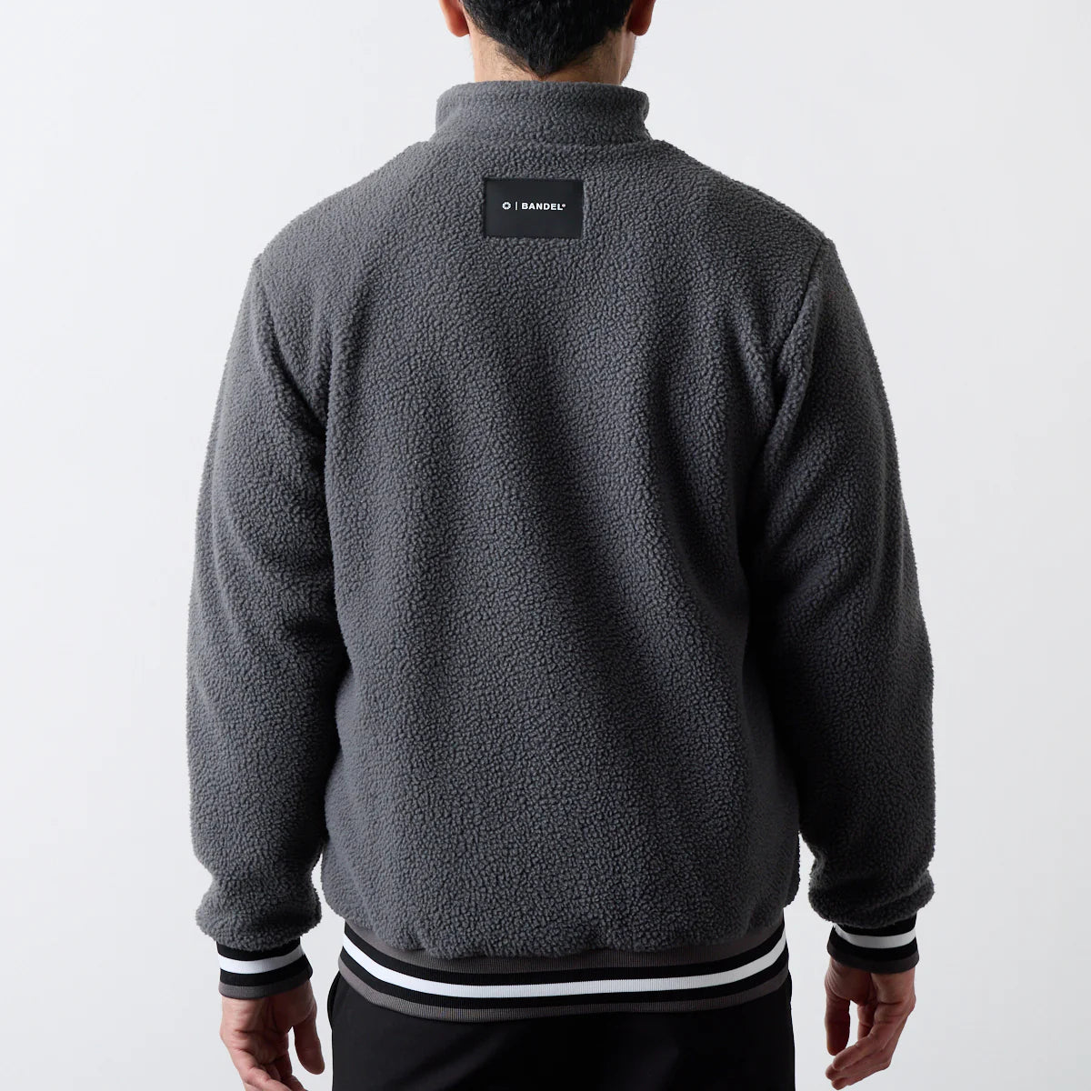 BANDEL GOLF スタンドカラー フリースブルゾン GREY