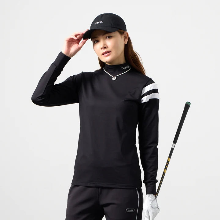 BANDEL GOLF バンデルゴルフ ウィメンズ スリーブラインL/Sモックネック