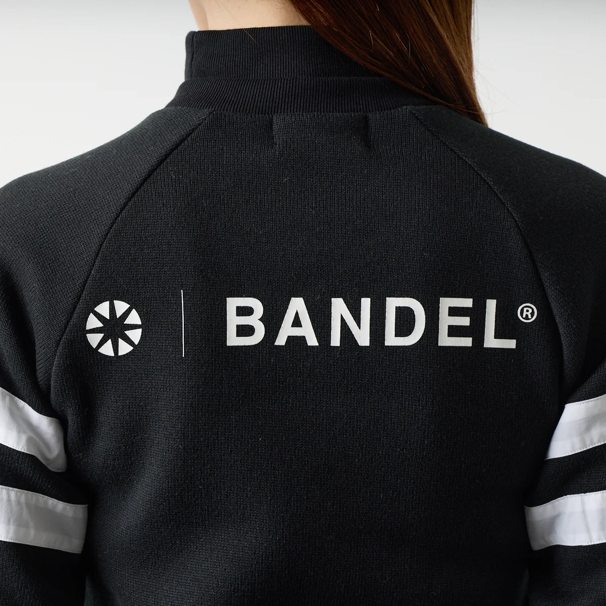 BANDEL GOLF ウィメンズ レイヤード ハイネックニット BLACK
